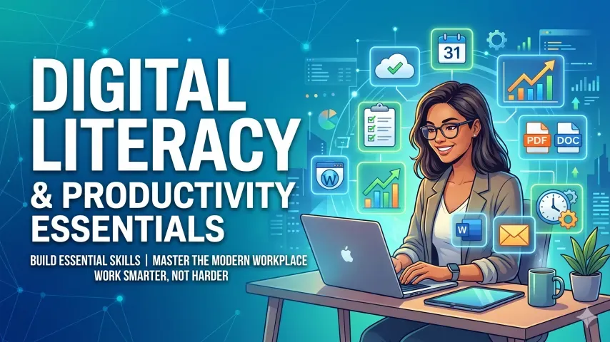 Digital literacy and productivity essentials.